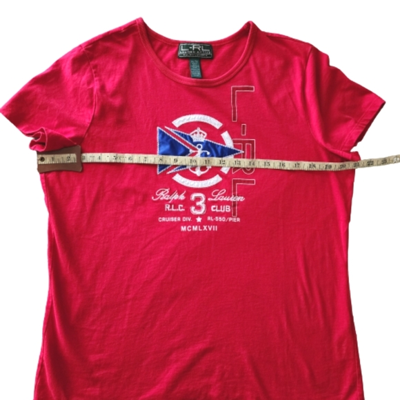 L-RL Lauren Active Ralph Lauren T Shirt Size XL - Picture 9 of 9
